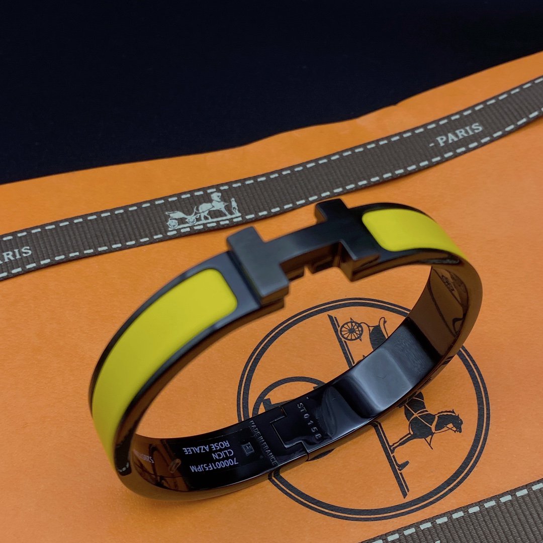 [Peak]CLIC HM SO BLACK YELLOW BRACELET