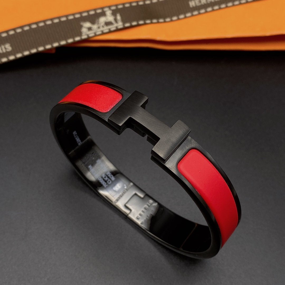 [Peak]CLIC HM SO BLACK RED BRACELET
