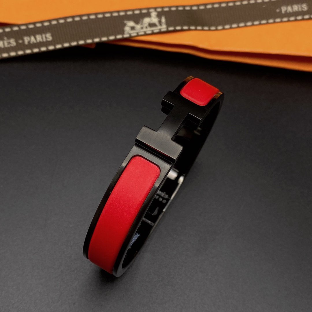 [Peak]CLIC HM SO BLACK RED BRACELET