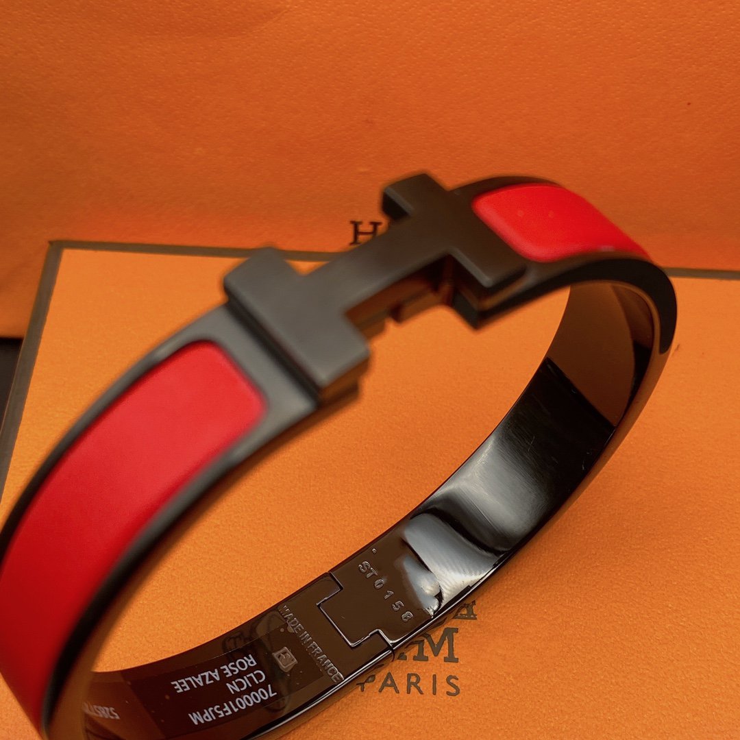 [Peak]CLIC HM SO BLACK RED BRACELET