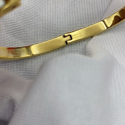 [Peak]CLASSIC HM CLIC WHITE 8MM ENAMEL BRACELET