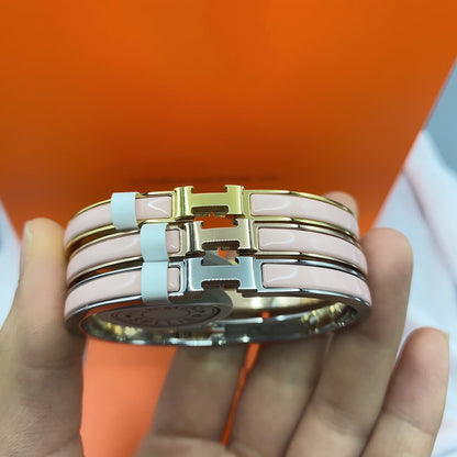 [Peak]CLASSIC HM CLIC  PINK 8MM ENAMEL BRACELET