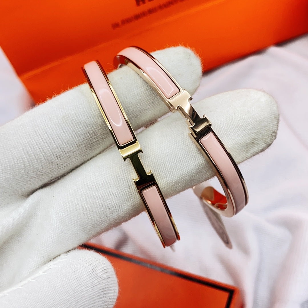 [Peak]CLASSIC HM CLIC  PINK 8MM ENAMEL BRACELET