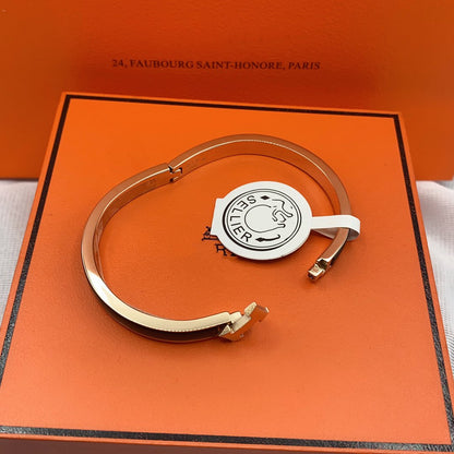 [Peak]CLASSIC HM CLIC BLACK 8MM ENAMEL BRACELET