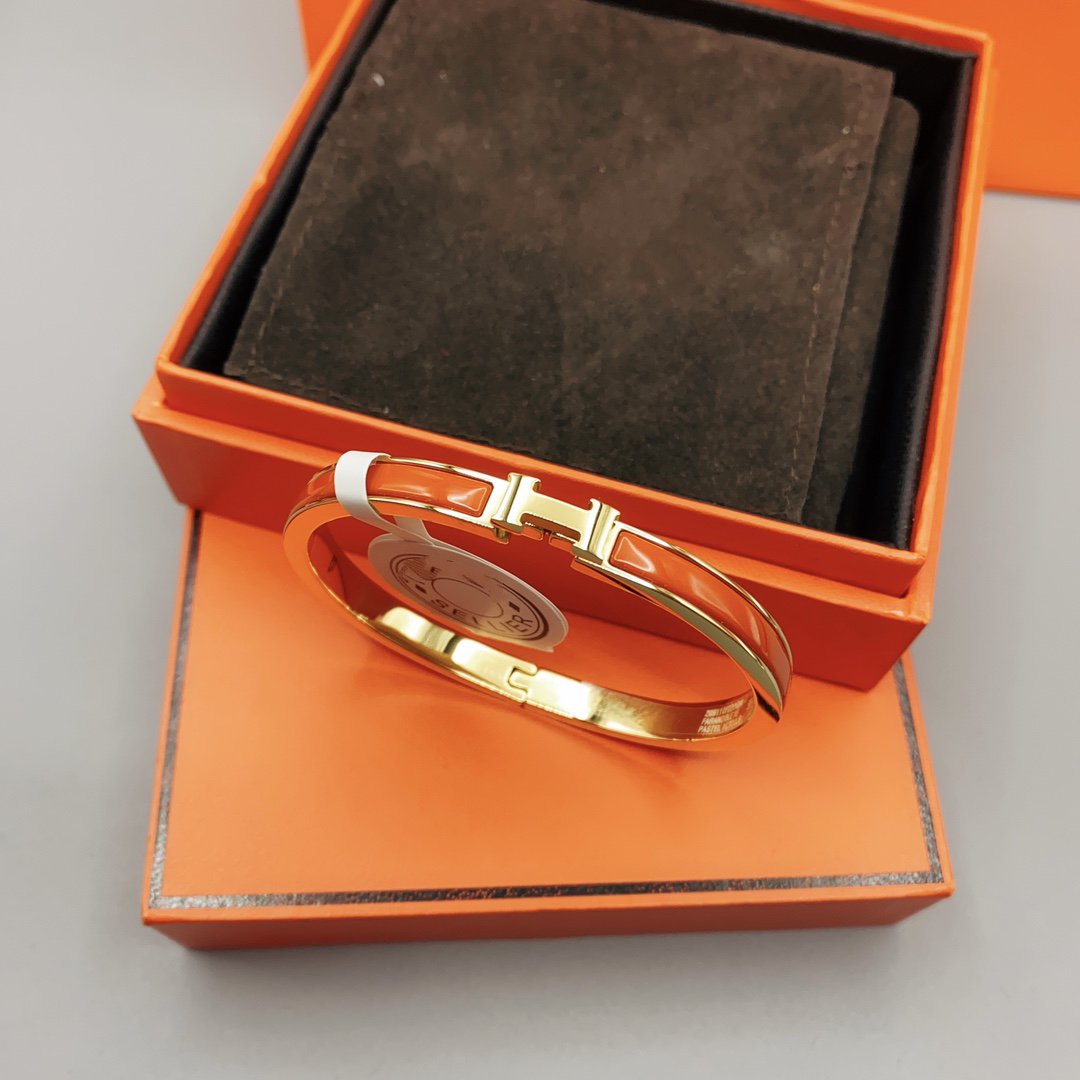 [Peak]CLASSIC HM CLIC RED 8MM ENAMEL BRACELET