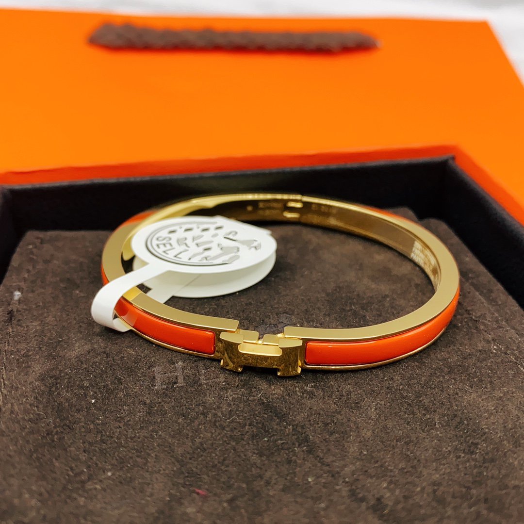 [Peak]CLASSIC HM CLIC RED 8MM ENAMEL BRACELET