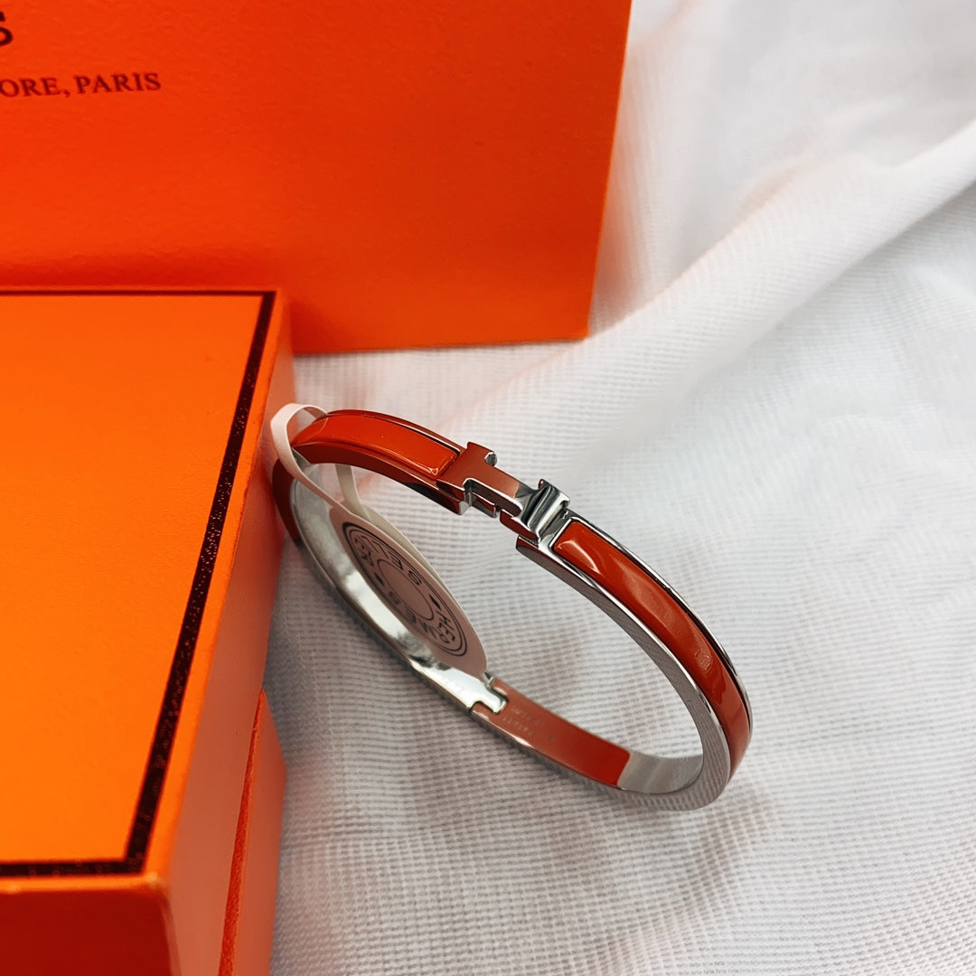 [Peak]CLASSIC HM CLIC RED 8MM ENAMEL BRACELET
