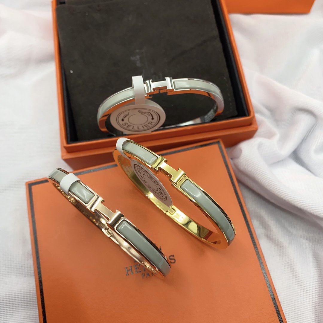 [Peak]CLASSIC HM CLIC GREEN 8MM ENAMEL BRACELET
