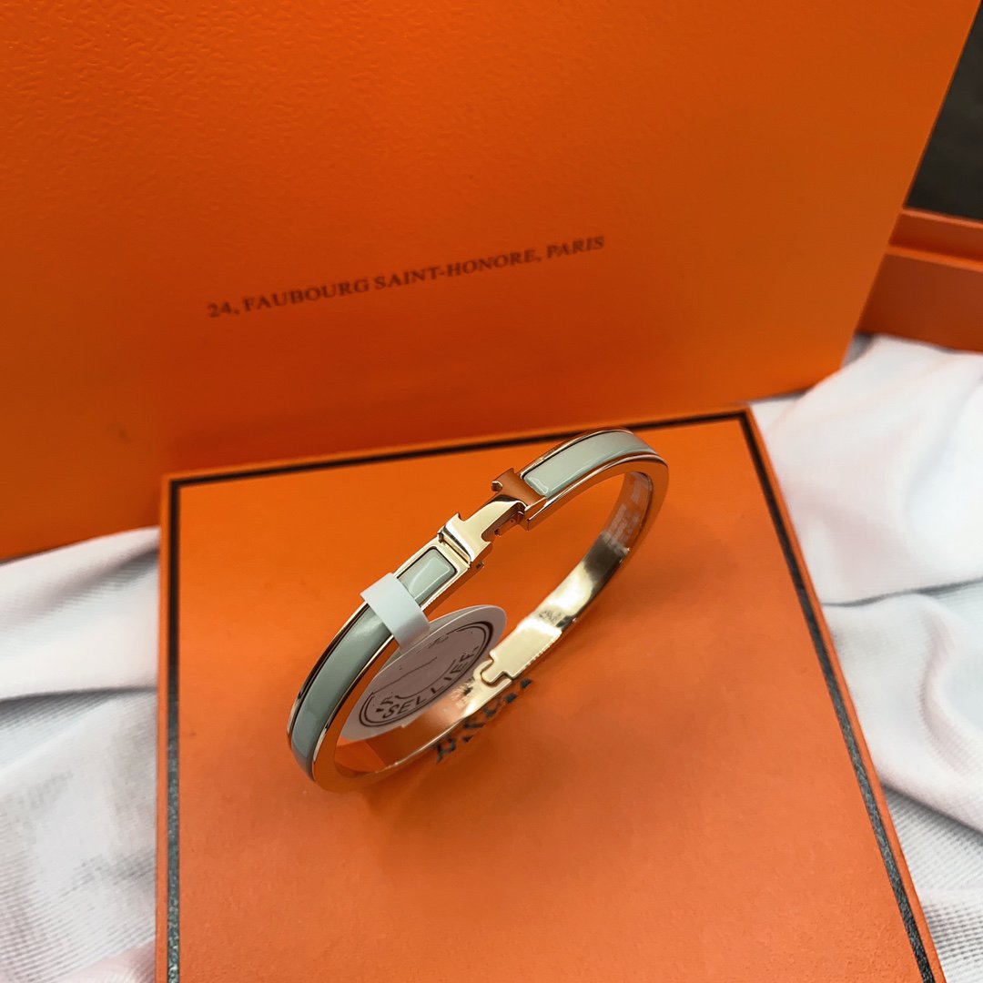 [Peak]CLASSIC HM CLIC GREEN 8MM ENAMEL BRACELET