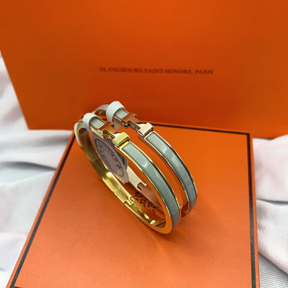 [Peak]CLASSIC HM CLIC GREEN 8MM ENAMEL BRACELET