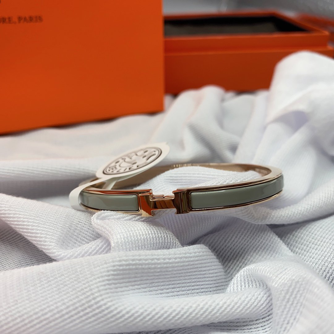 [Peak]CLASSIC HM CLIC GREEN 8MM ENAMEL BRACELET