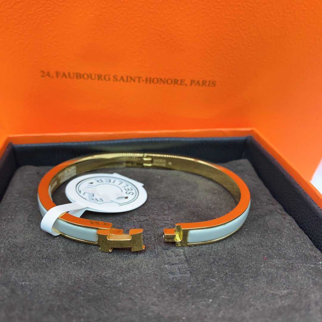 [Peak]CLASSIC HM CLIC GREEN 8MM ENAMEL BRACELET