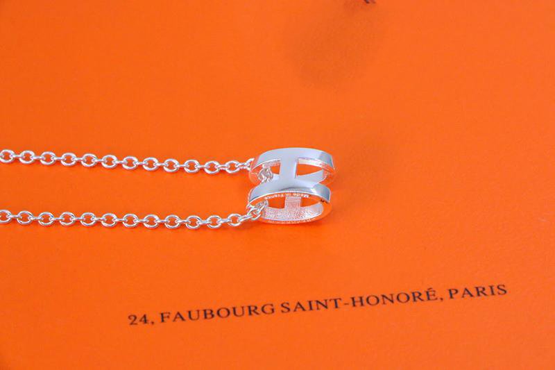 [Peak]HM NECKLACE H LETTER OVAL SERIES