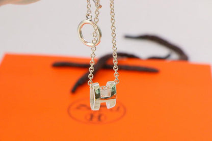 [Peak]HM NECKLACE H LETTER OVAL SERIES