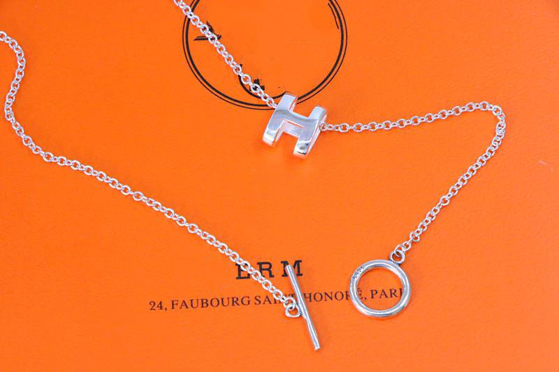 [Peak]HM NECKLACE H LETTER OVAL SERIES
