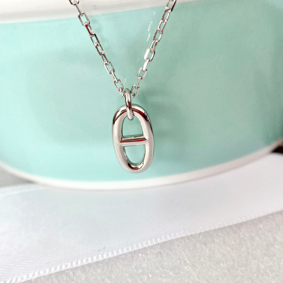 [Peak]HM PIG NOSE NECKLACE