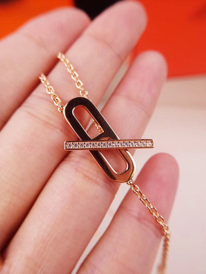 [Peak]HM FIRE PIG NOSE NECKLACE TRENDY STREET