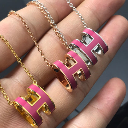 [Peak]H NECKLACE PINK