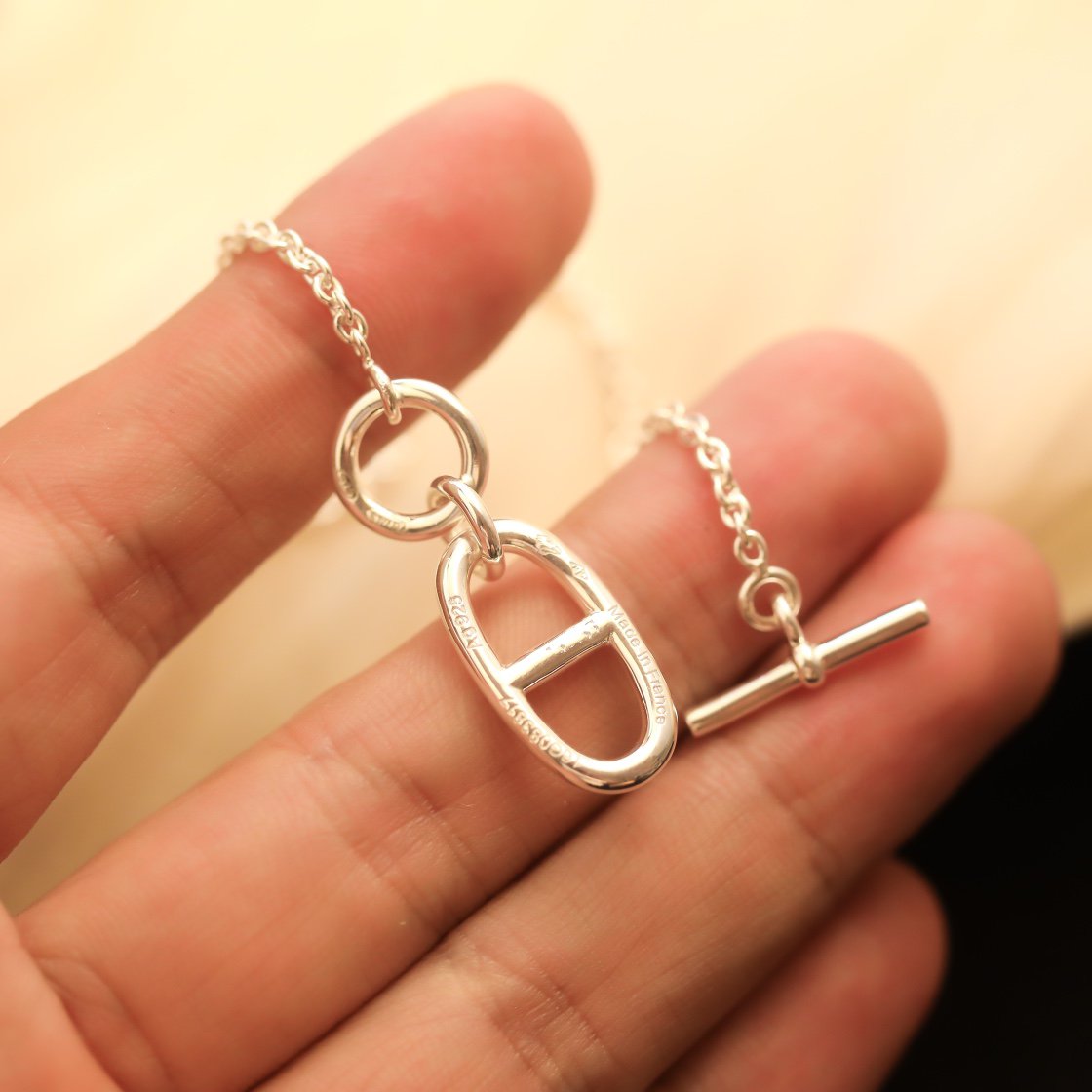 [Peak]HM CHAINE D'ANCRE PENDANT NECKLACE STERLING SILVER