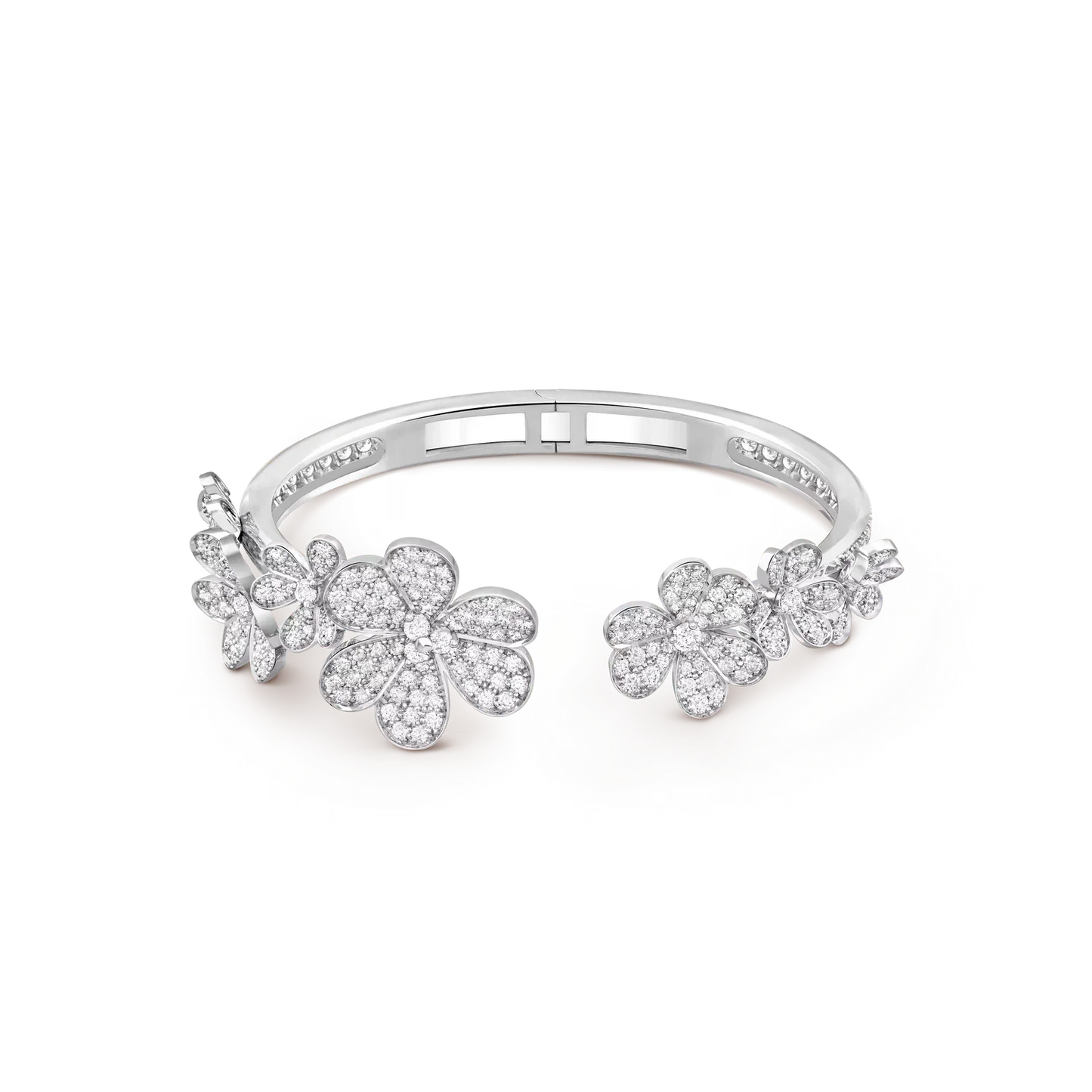 [Peak]LUMINOUS BLOSSOM OPEN BANGLE