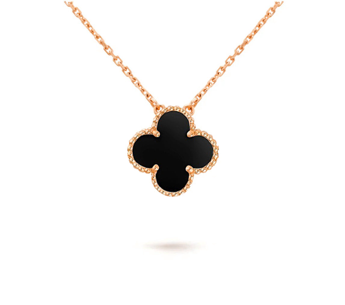 [Peak]15MM CLOVER FLOWER PENDANT NECKLACE COLLECTION