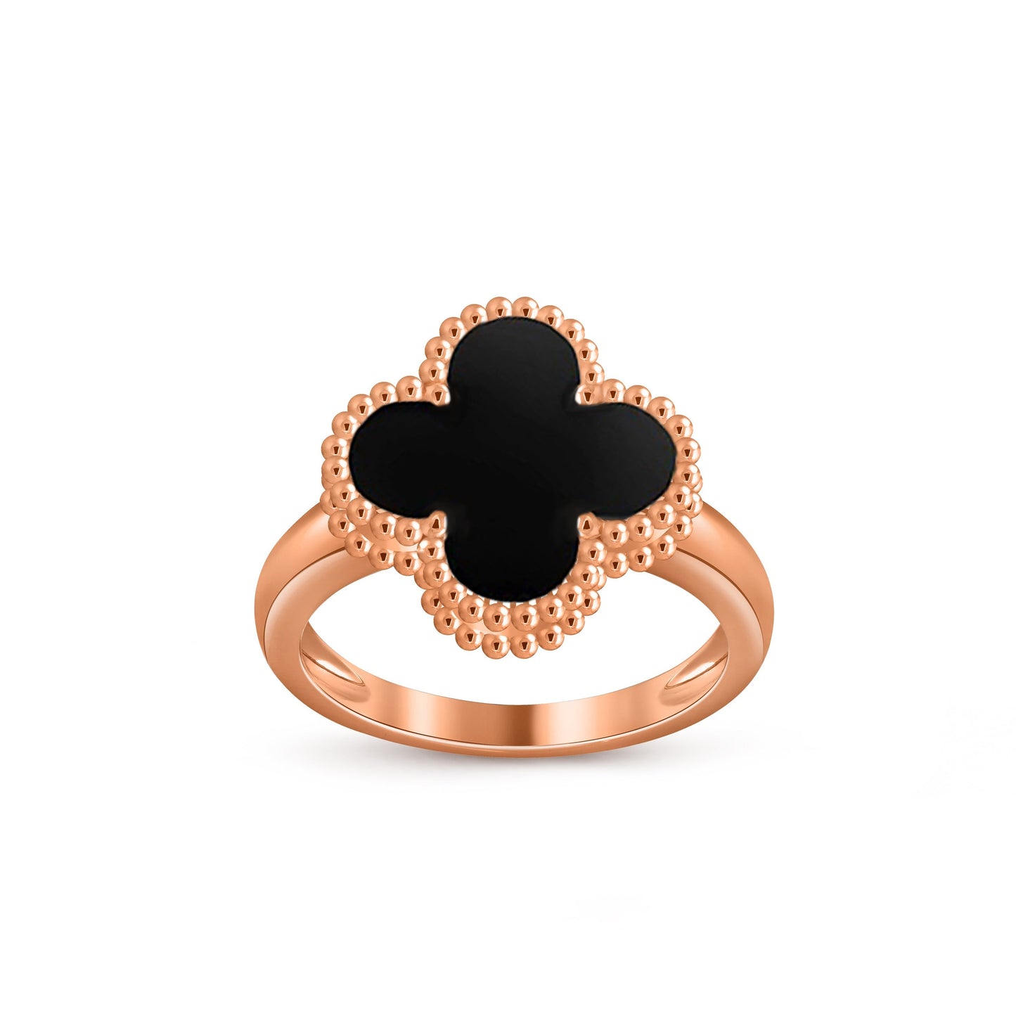 [Peak]LUCKY CLOVER VINTAGE ROSE GOLD RING COLLECTION
