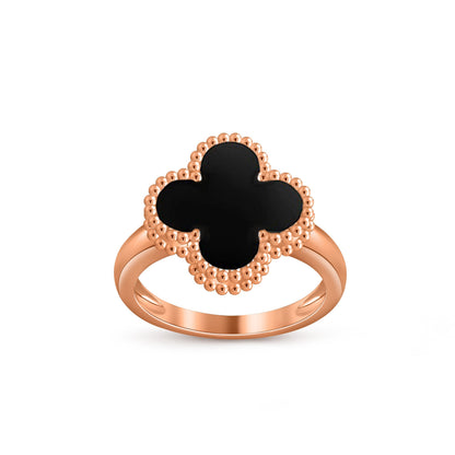 [Peak]LUCKY CLOVER VINTAGE ROSE GOLD RING COLLECTION