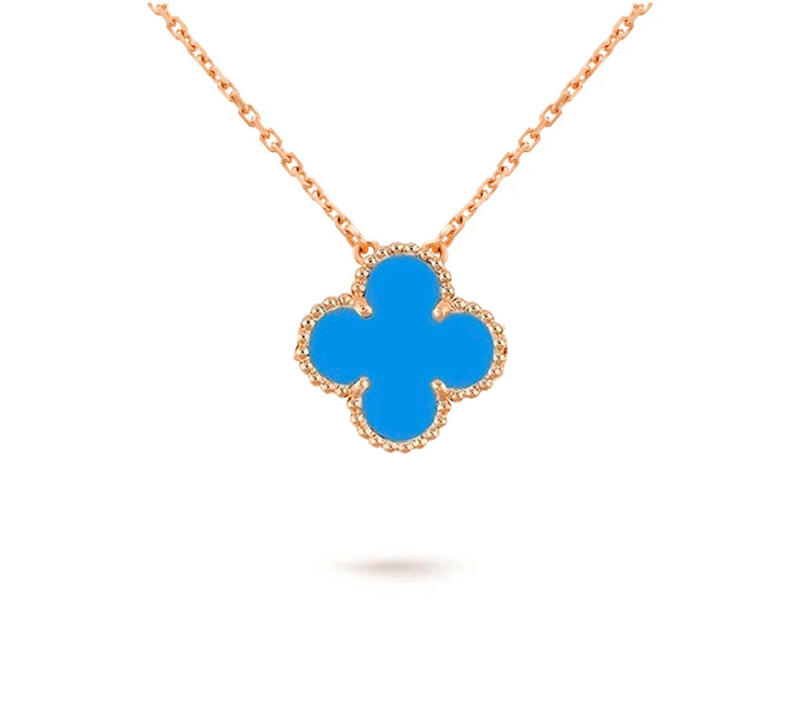 [Peak]15MM CLOVER FLOWER PENDANT NECKLACE COLLECTION