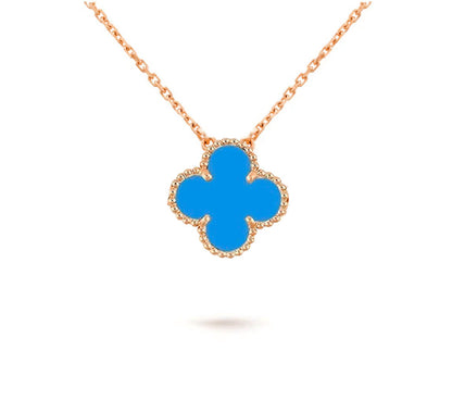 [Peak]15MM CLOVER FLOWER PENDANT NECKLACE COLLECTION