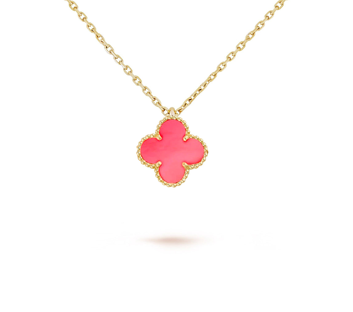 [Peak]9.5MM MINI CLOVER PENDANT NECKLACE COLLECTION