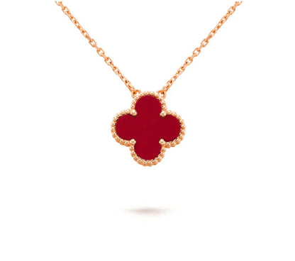 [Peak]15MM CLOVER FLOWER PENDANT NECKLACE COLLECTION