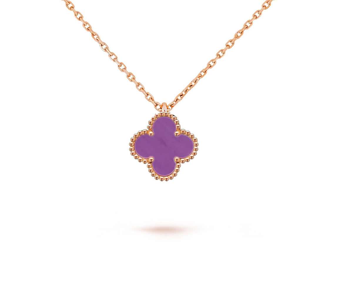 [Peak]9.5MM MINI CLOVER PENDANT NECKLACE COLLECTION
