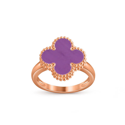 [Peak]LUCKY CLOVER VINTAGE ROSE GOLD RING COLLECTION