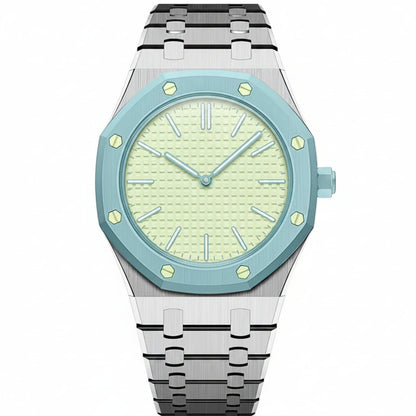 [Peak]OAK POP EXCLUSIVE SILVER STEEL STRAP