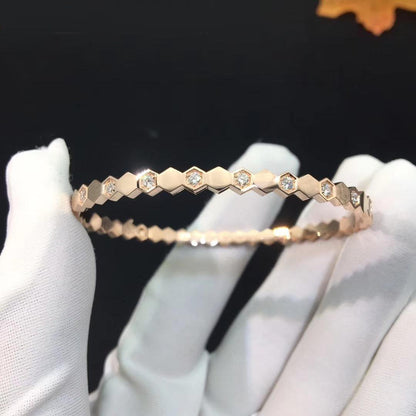 [Peak]BEE LOVE ROSE GOLD DIAMOND BRACELET