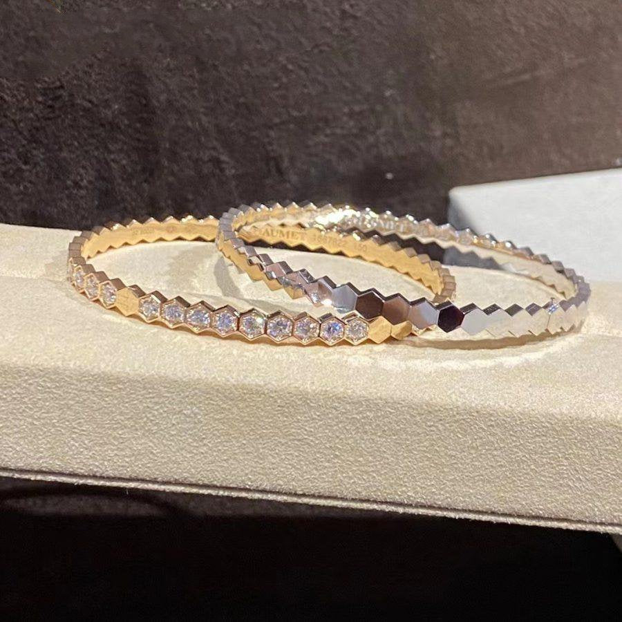 [Peak]BEE LOVE GOLD BRACELET FULL DIAMOND