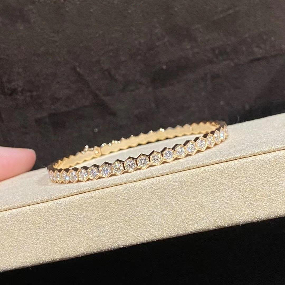 [Peak]BEE LOVE GOLD BRACELET FULL DIAMOND