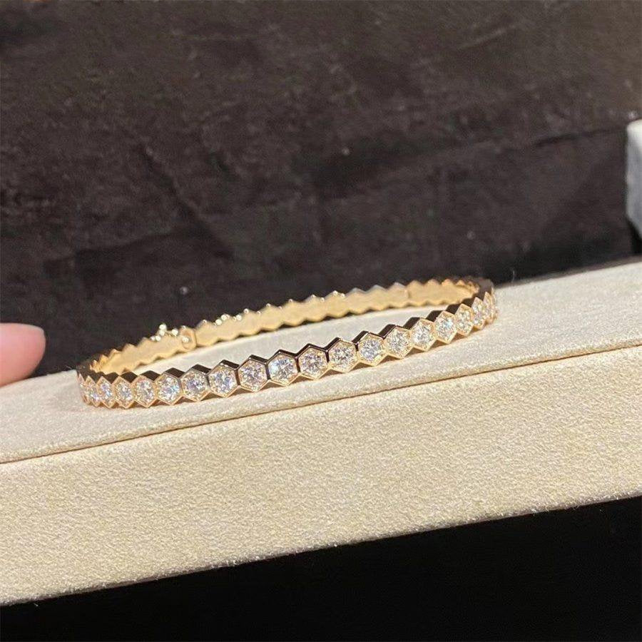 [Peak]BEE LOVE GOLD BRACELET FULL DIAMOND