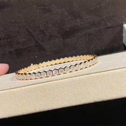 [Peak]BEE LOVE GOLD BRACELET FULL DIAMOND