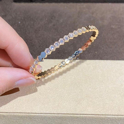 [Peak]BEE LOVE GOLD BRACELET FULL DIAMOND