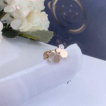 [Peak]BEE LOVE ROSE GOLD DIAMOND EARRINGS