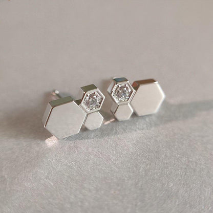 [Peak]BEE LOVE SILVER DIAMOND EARRINGS