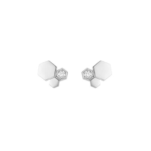 [Peak]BEE LOVE SILVER DIAMOND EARRINGS