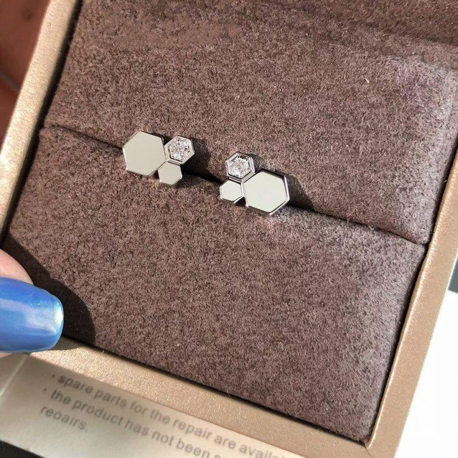 [Peak]BEE LOVE SILVER DIAMOND EARRINGS