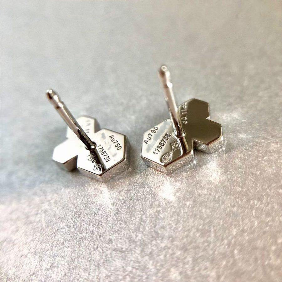 [Peak]BEE LOVE SILVER DIAMOND EARRINGS