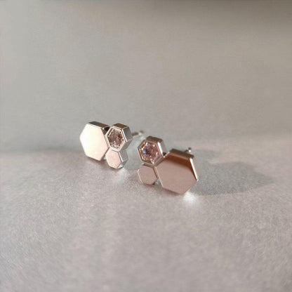 [Peak]BEE LOVE SILVER DIAMOND EARRINGS