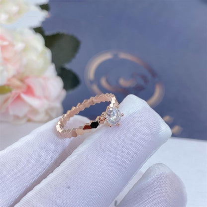 [Peak]BEE LOVE RING ROSE GOLD 1 DIAMOND