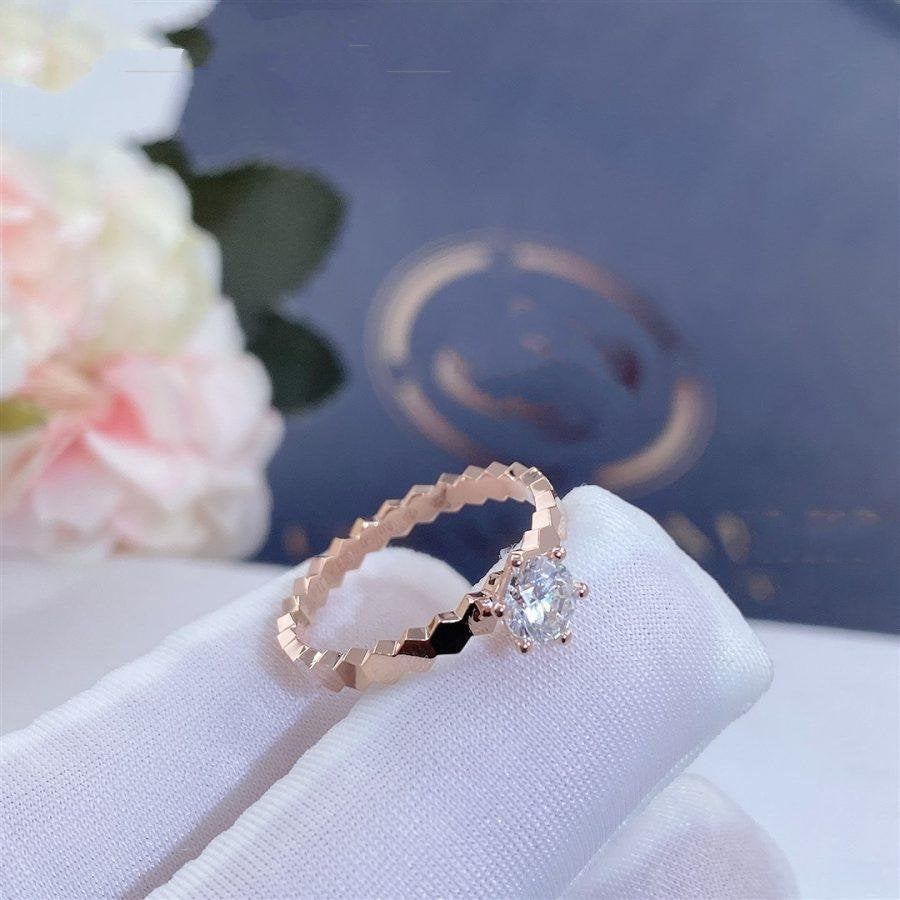 [Peak]BEE LOVE RING ROSE GOLD 1 DIAMOND