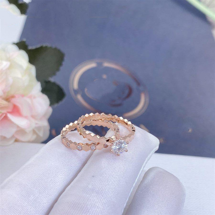 [Peak]BEE LOVE RING ROSE GOLD 1 DIAMOND