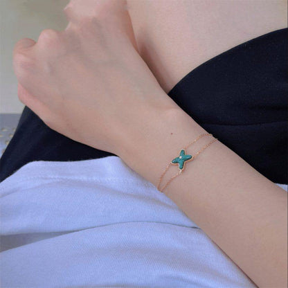 [Peak]JEUX BRACELET MALACHITE ROSE GOLD 1 DIAMOND